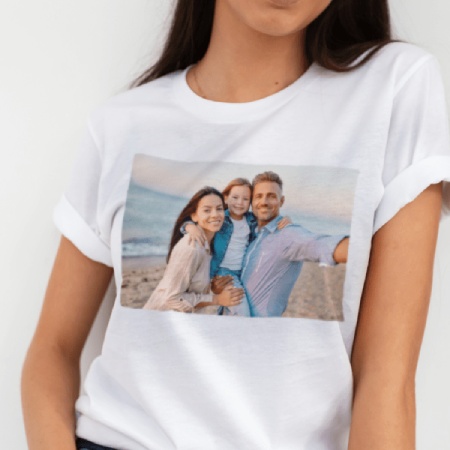 Our Premium White T-shirt is machine washable, crafted from 100% cotton, and available in a range of sizes and designs.